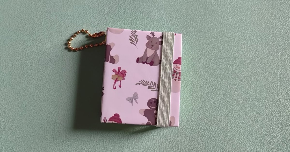 capa Chaveiro post-it para o Natal